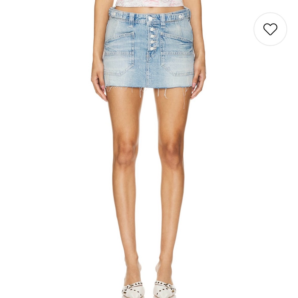We The Free Blue Pencil Mini Skirt Casual